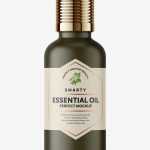 Essential oil bottle mockup / matt