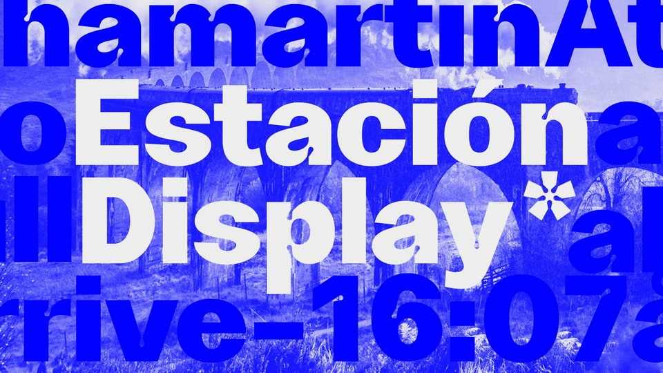 Estación Display Font › Fontesk