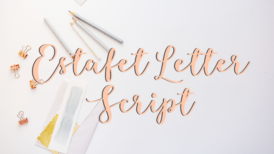 Estafet Letter Script Font › Fontesk