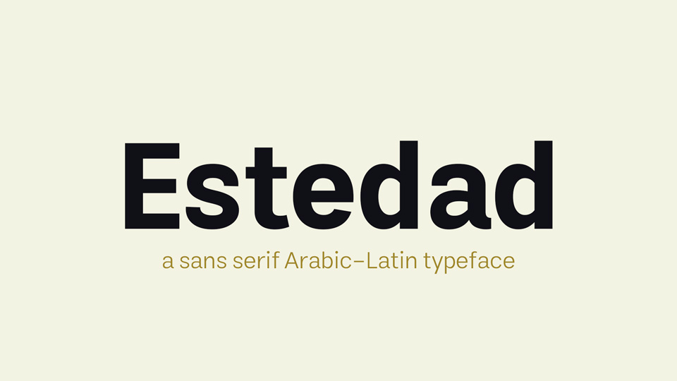 Estedad Font Family › Fontesk