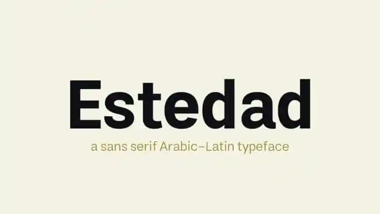 Estedad - Sans Serif Font family
