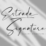Estrada Signature Font