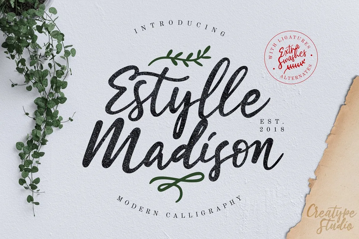 Estylle Madison Script Font