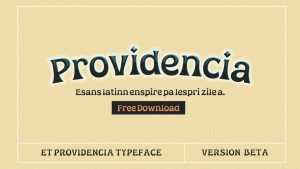 ET Providencia Font › Fontesk