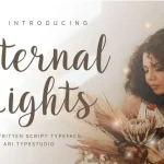 Eternal Lights Script Font - Fonte Grátis Eternal Lights Script Font