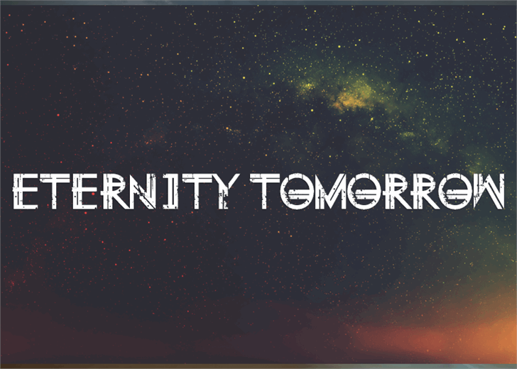 Eternity Tomorrow font