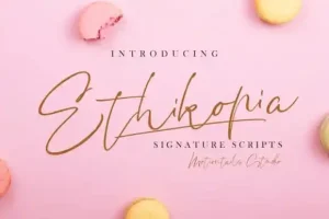 Ethikopia Handwritten Font