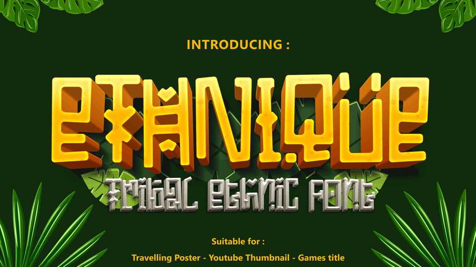 Ethnique Font › Fontesk
