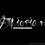 Etthiopian Calligraphy Font