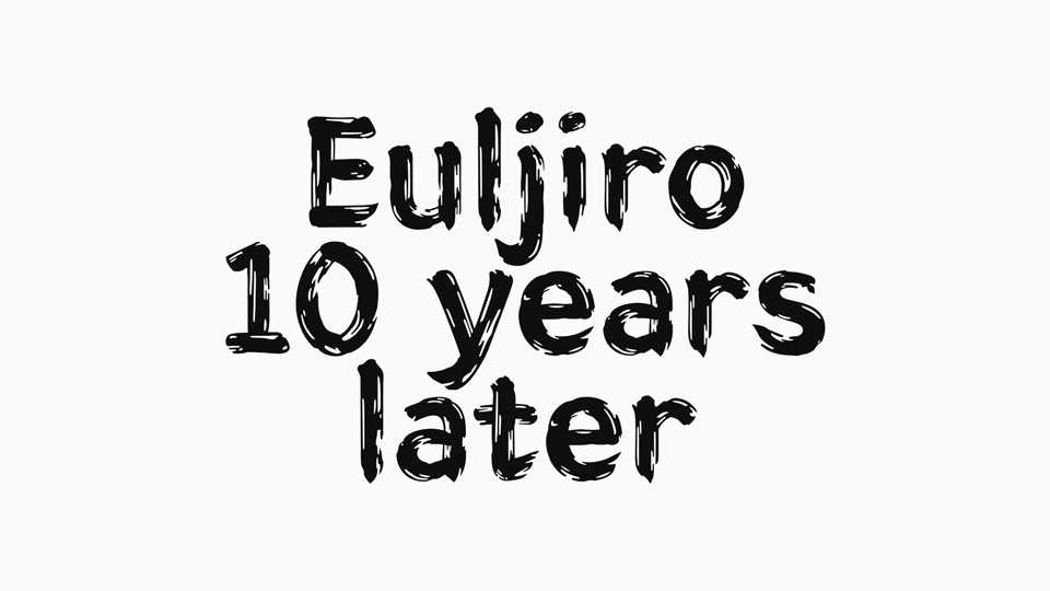 Euljiro 10 Years Later Font › Fontesk