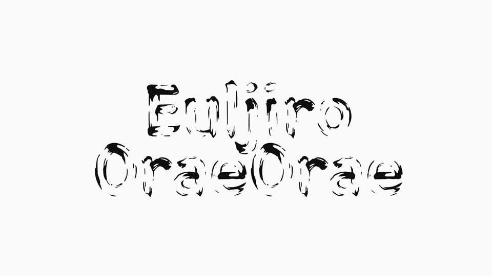 Euljiro OraeOrae Font › Fontesk