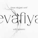 Evafiya Font › Fontesk