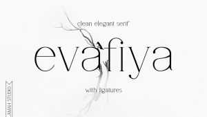 Evafiya Font › Fontesk
