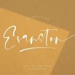 Evanston Script Font