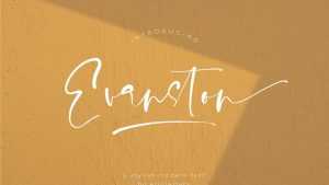 Evanston Script Font › Fontesk