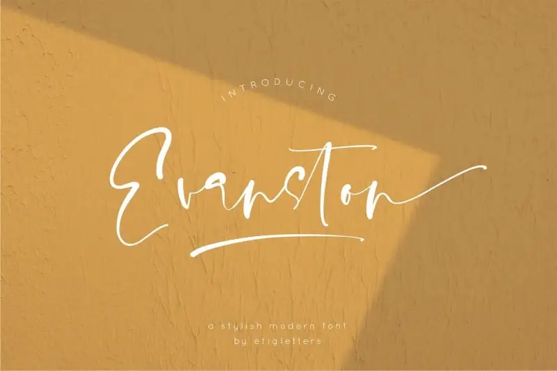 Evanston Script Font