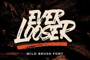 Ever Looser Brush Font