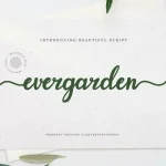 Evergarden Font - Fonte Grátis Evergarden Font