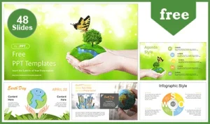 Every day earth day PowerPoint Templates
