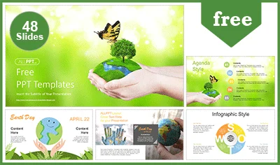 Every day earth day PowerPoint Templates