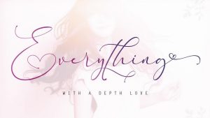 Everything Calligraphy Script Font › Fontesk