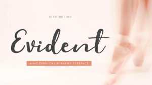 Evident Font › Fontesk