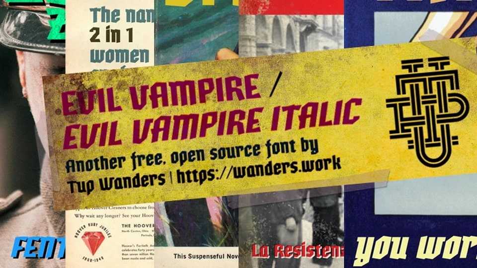 Evil Vampire Font › Fontesk