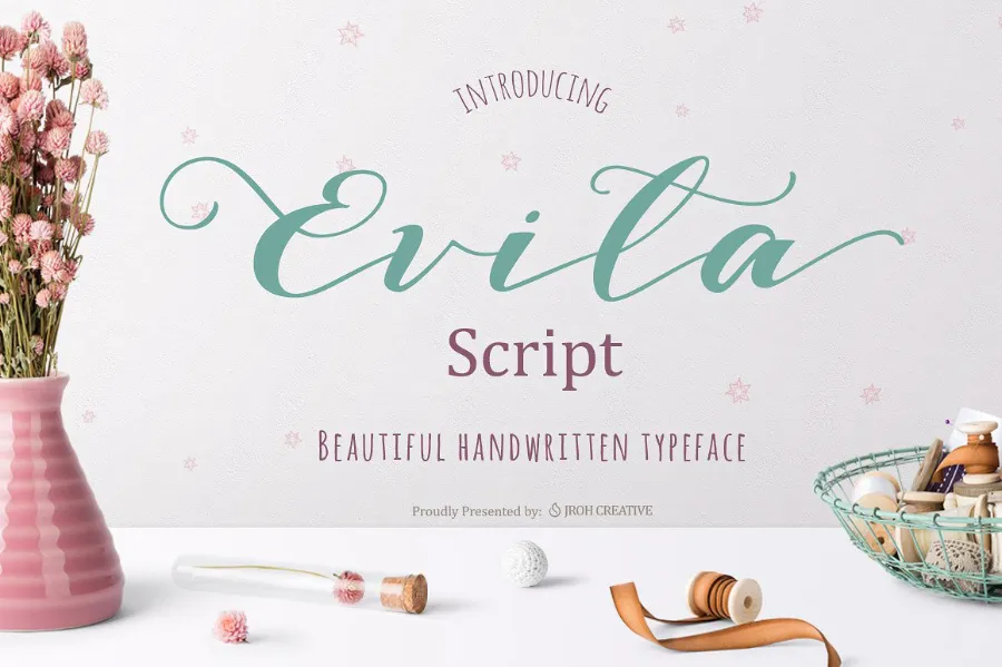 Evita Script Font