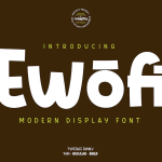 Ewofi Font - Fonte Grátis Ewofi Font