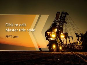 Excavator PowerPoint Template