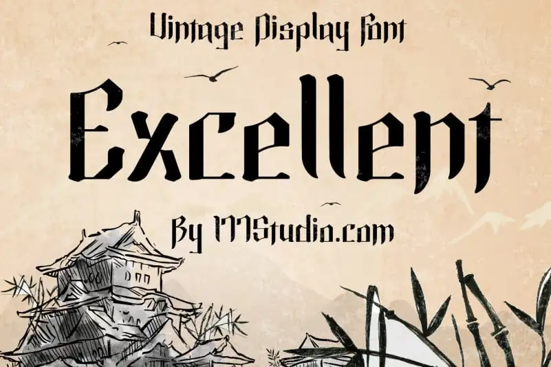 Excellent Display Font
