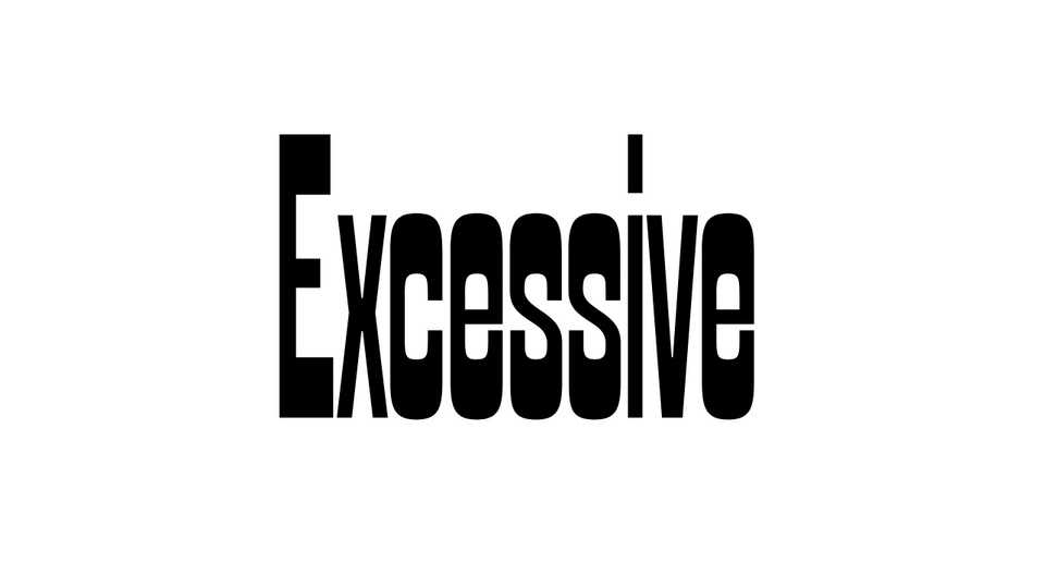 Excessive Font › Fontesk