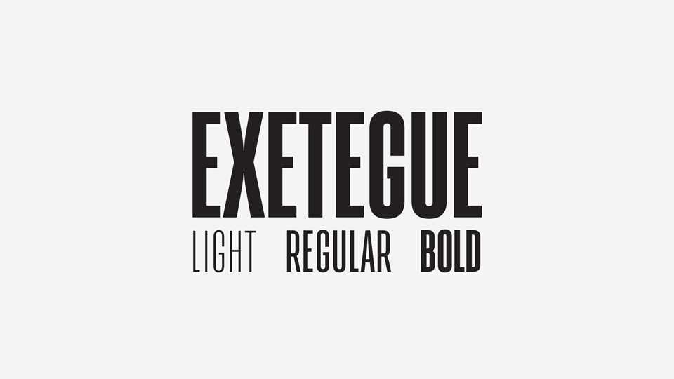 Exetegue Font Family › Fontesk