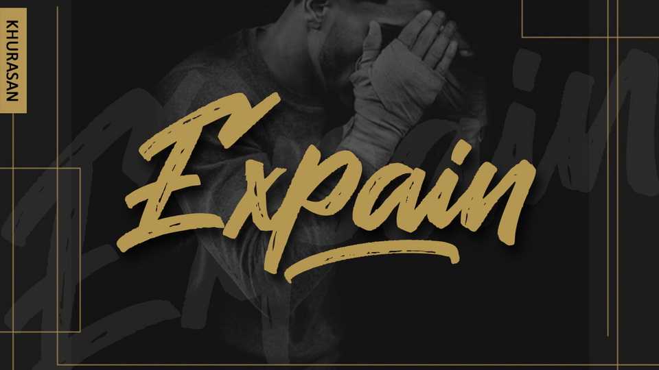 Expain Brush Font › Fontesk