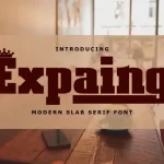 Expaing Slab Serif Font