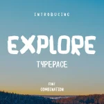 Explore Typepace - Fonte Grátis Explore Typepace