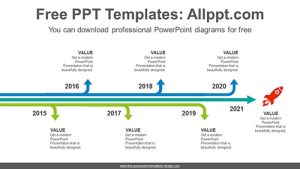 Extending-Arrows PowerPoint Diagram