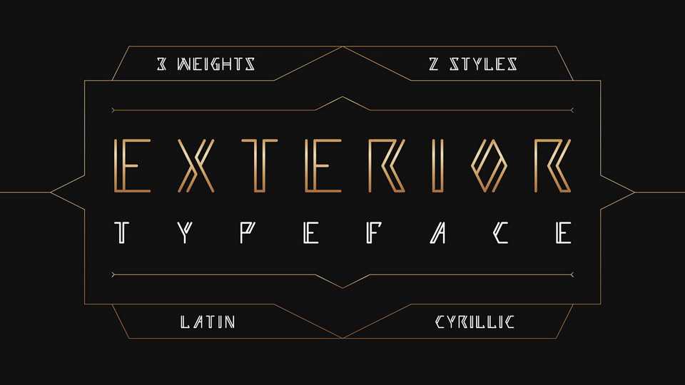 Exterior Font › Fontesk