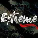 Extreme - Brush Font