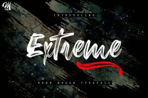Extreme - Brush Font