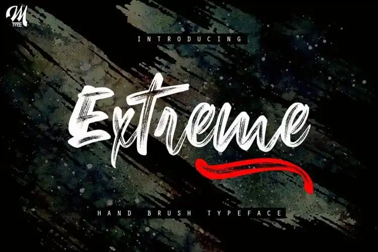 Extreme - Brush Font