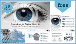 Eye Scanning Ophthalmology PowerPoint Template