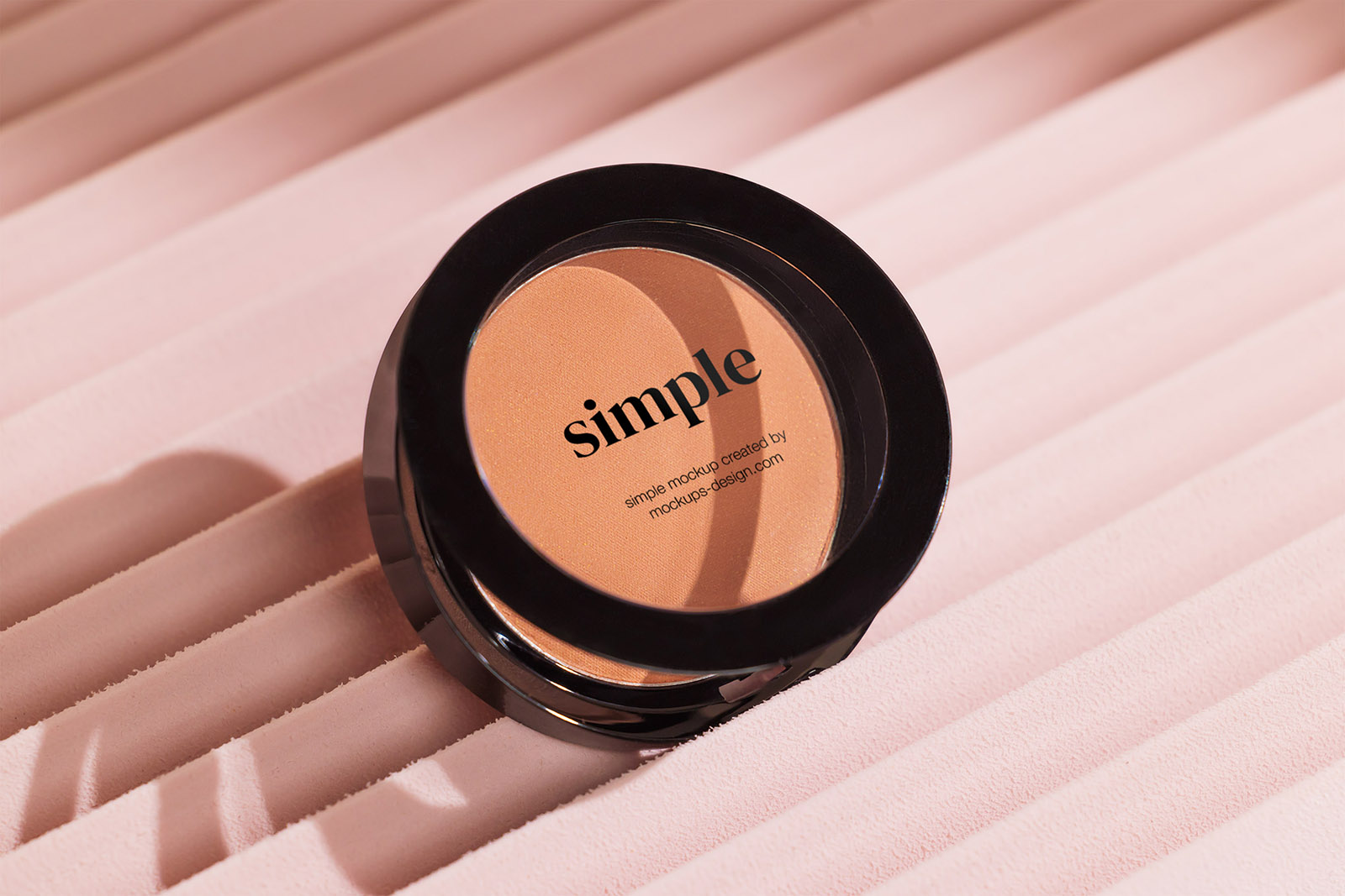 Eye shadow mockup
