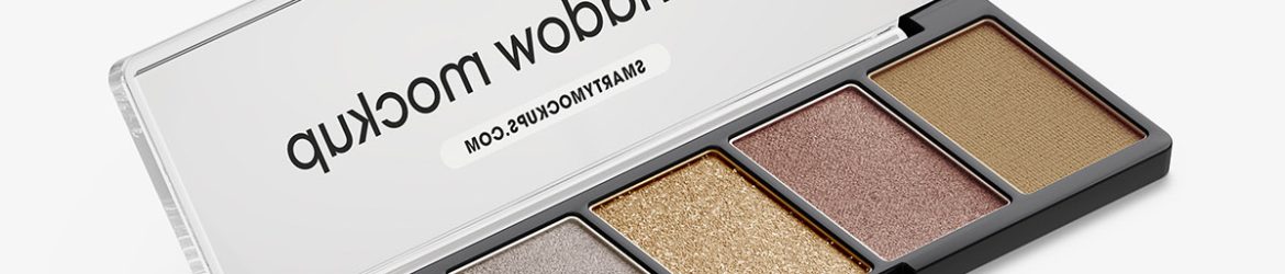 Eyeshadow mockup / 5 colors