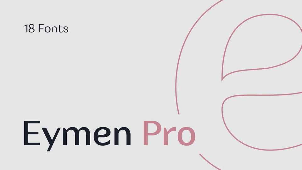 Eymen Pro Font › Fontesk