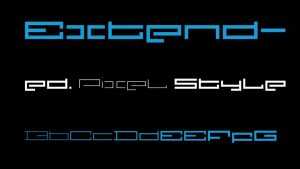 F Pixel Extended Font › Fontesk