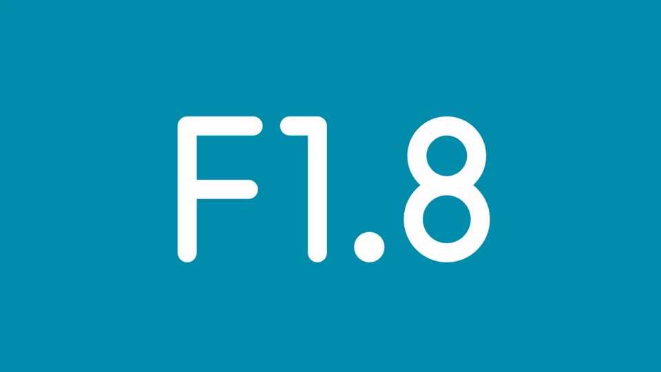 F1.8 Font › Fontesk