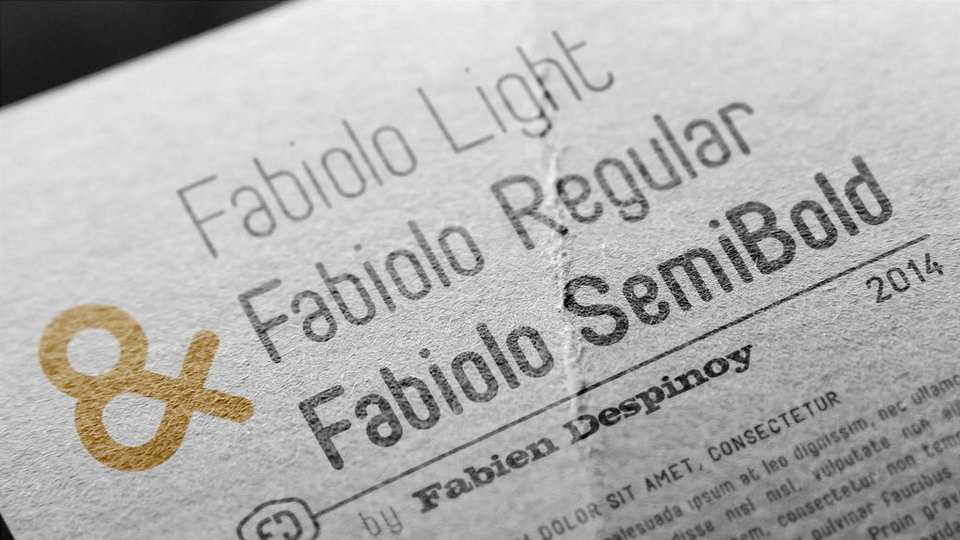 Fabiolo Font Family › Fontesk