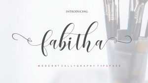 Fabitha Script Font › Fontesk