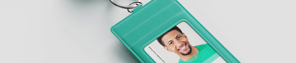 Fabric ID holder mockup